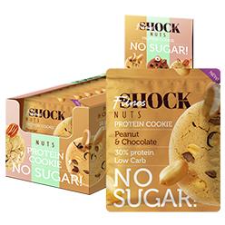 Протеиновое печенье Fitnes Shock Nuts Арахис шоколад (40 г)