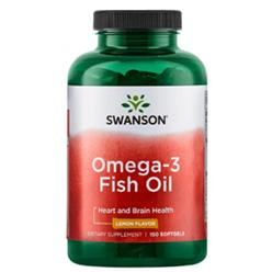 Омега-3 Рыбий жир Swanson Omega 3 Lemon Flavor (150 софтгелс)