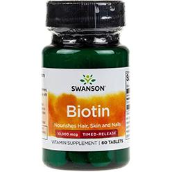 Swanson Biotin 10000 мкг (60 капс)
