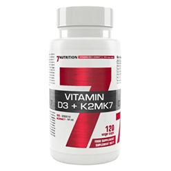 Комплекс витаминов 7Nutrition D3+K2MK7 (120 капсул)