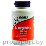 Аргинин Now Foods L-Arginine 500 mg (100 капс)