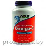Омега 3 Now Foods Omega 3 1000 mcg (200 капсул)