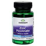 Цинка Пиколинат Swanson Zinc Picolinate body pref 22 мг, 60 таблеток