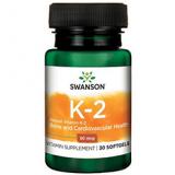 Витамины Swanson Vitamin K2 50 mcg (30 софтгелс)