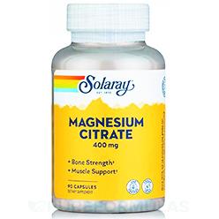 Solaray Magnesium Citrate 400 mg 90 caps