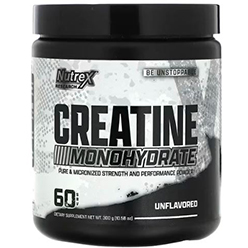 Nutrex Research, моногидрат креатина, без вкусовых добавок, 300 г