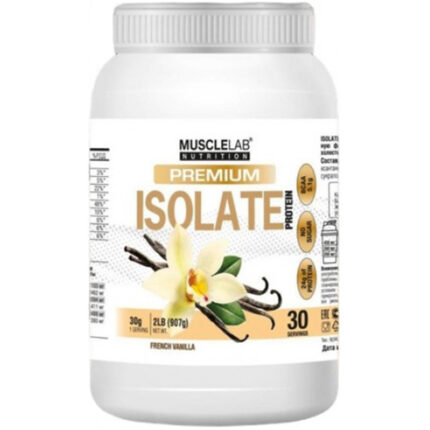 Премиум Изолят Musclelab Premium Isolate 907 гр. франц. ваниль