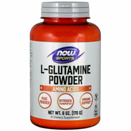 Глутамин в порошке Now Foods L-Glutamine powder 170 гр.