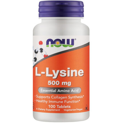 Now Foods L-Lysine Hydrochloride 500 мг 100 табл.