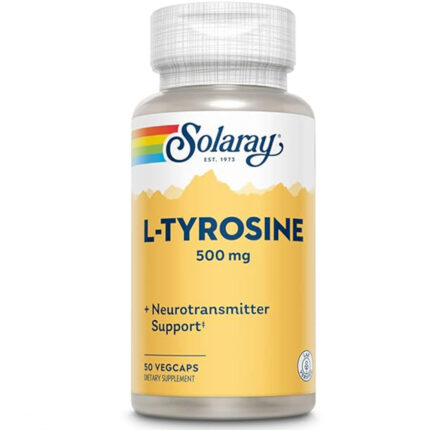 Solaray L-Tyrosine Free Form 500 mg 50 vegcaps