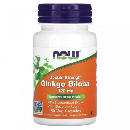 Now Foods Ginkgo Biloba 120 мг 50 вег.капс.