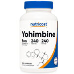Nutricost, Yohimbine HCL Capsules (5 MG) 240 Capsules
