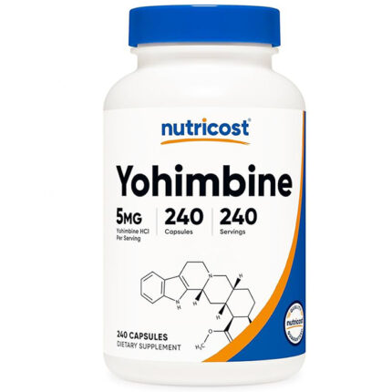 Nutricost, Yohimbine HCL Capsules (5 MG) 240 Capsules