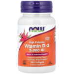 Витамин Д3 5000 Now Foods D3 5000 IU 240 капс.