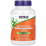 Ашваганда Now Foods Ashwagandha Extract 450 мг 180 вег.капс.