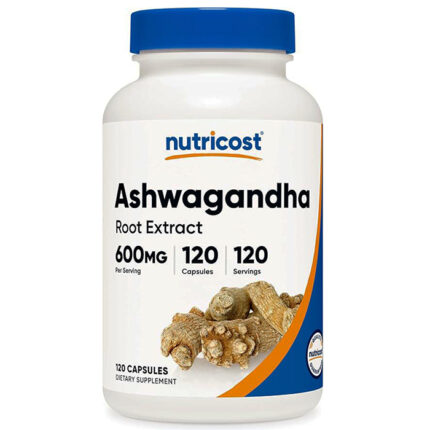 Nutricost, NCW Ashwagandha Root Capsules (600 MG) 120 Capsules