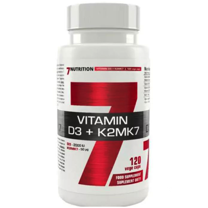 7Nutrition Vitamin D3+K2MK7 120 капс.